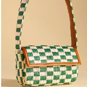 NWT Fiona Raffia shoulder bag